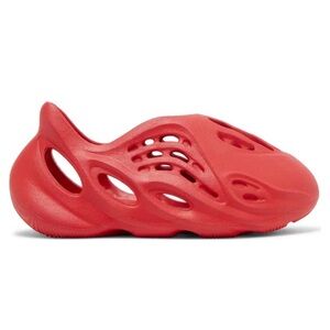Kids Yeezy Red Foam Slippers